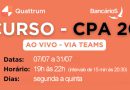 Atenção: CPA-20, curso preparatório GRÁTIS para associados