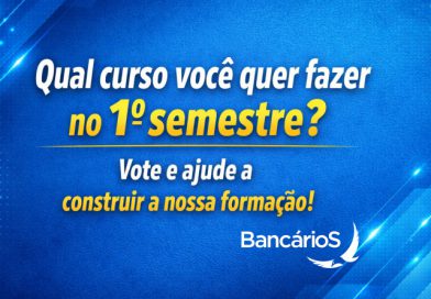 Qual curso você quer fazer no 1º semestre? Vote e ajude a construir a nossa formação!