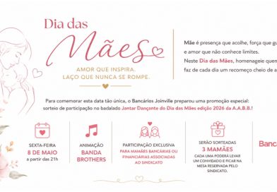 Dia das Mães: Sindicato vai sortear 3 casais para Jantar da AABB – mande seu e-mail até dia 7, 18h