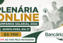 Campanha Salarial dos Bancários 2026 – plenária nesta quinta 27